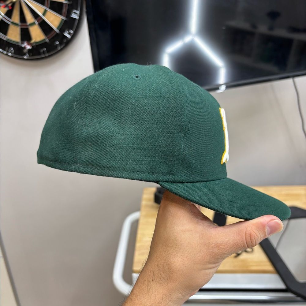 New Era Oakland Athletics A's Fitted Hat Cap Size  7 1/4 57.7cm - Picture 3 of 5